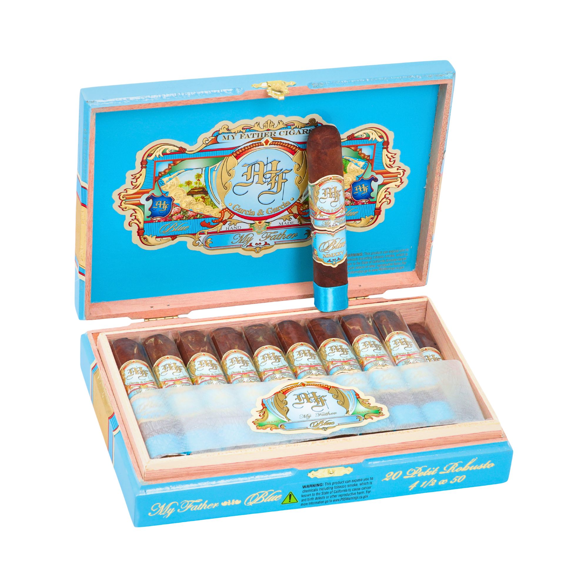 MY FATHER BLUE PETIT ROBUSTO (4 1/2X50) BOX OF 20