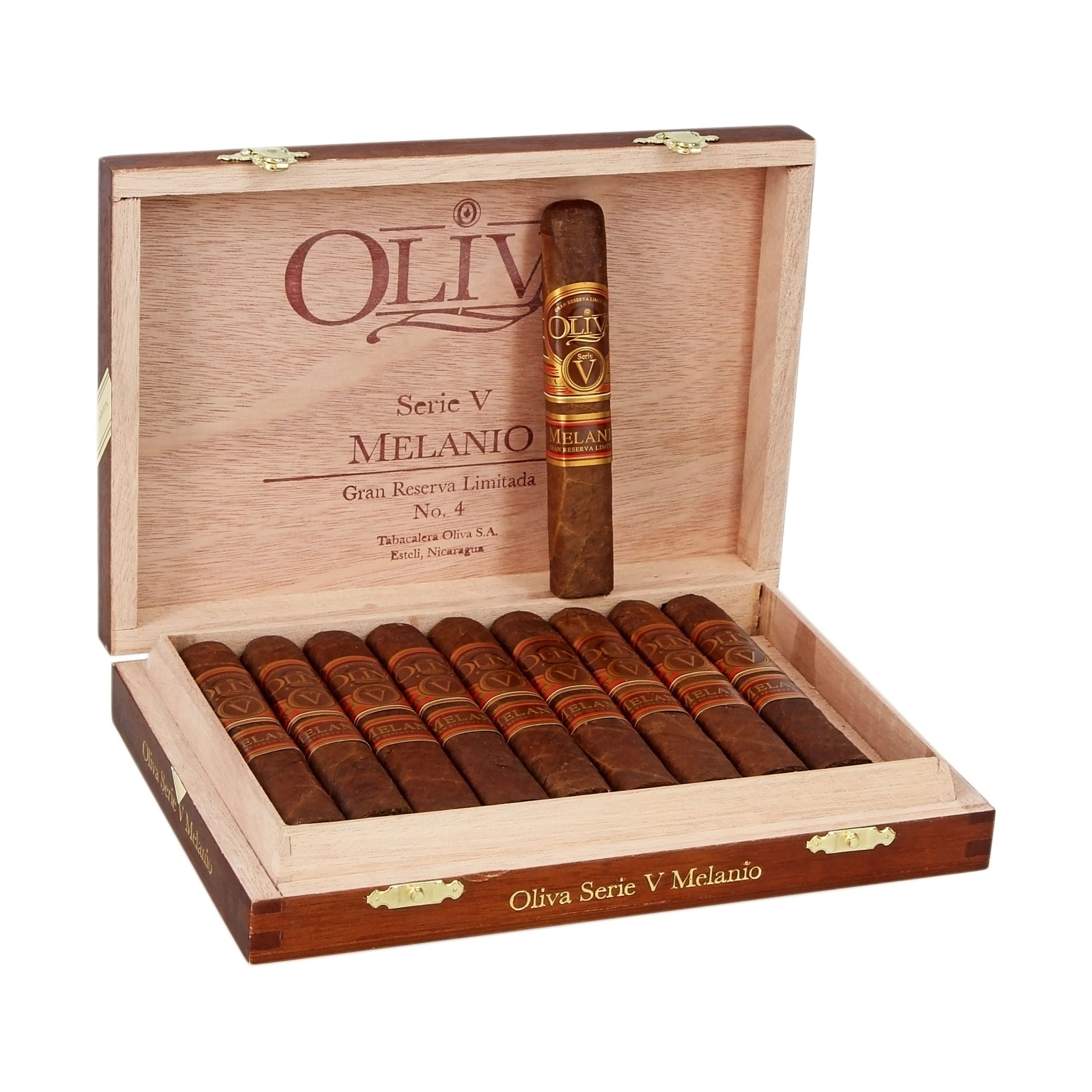 OLIVA SERIE V MELANIO NO.4 (4 1/2X46) BOX OF 10