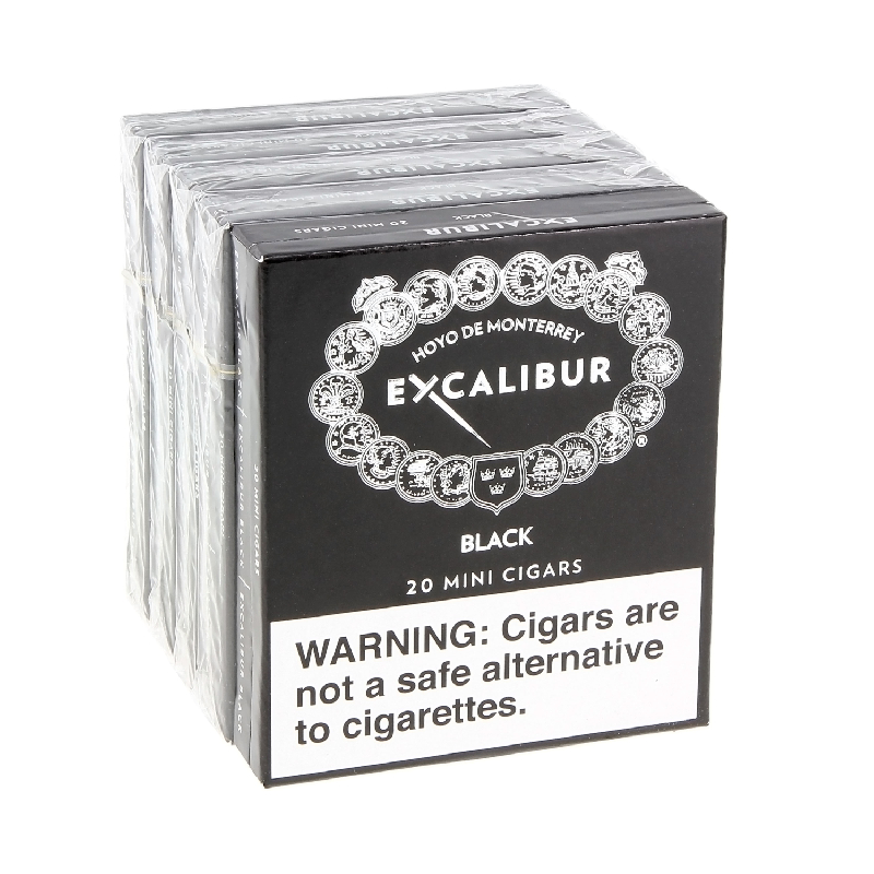 HOYO EXCALIBUR BLACK MINIS 100 UNITS (5 TINS OF 20)