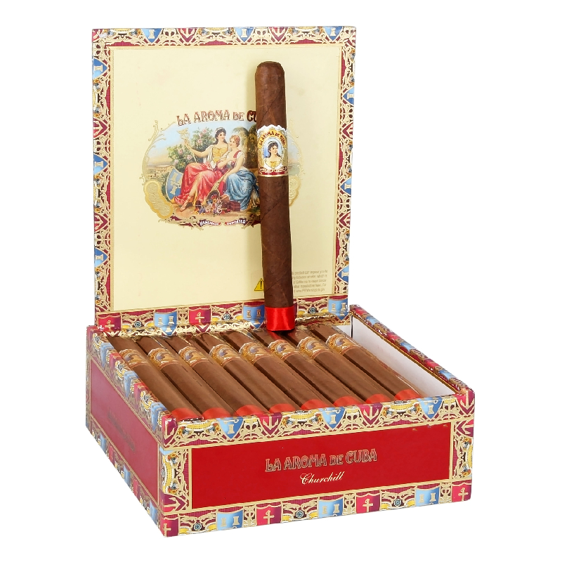 ASHTON LA AROMA DE CUBA CHURCHILL BOX OF 25