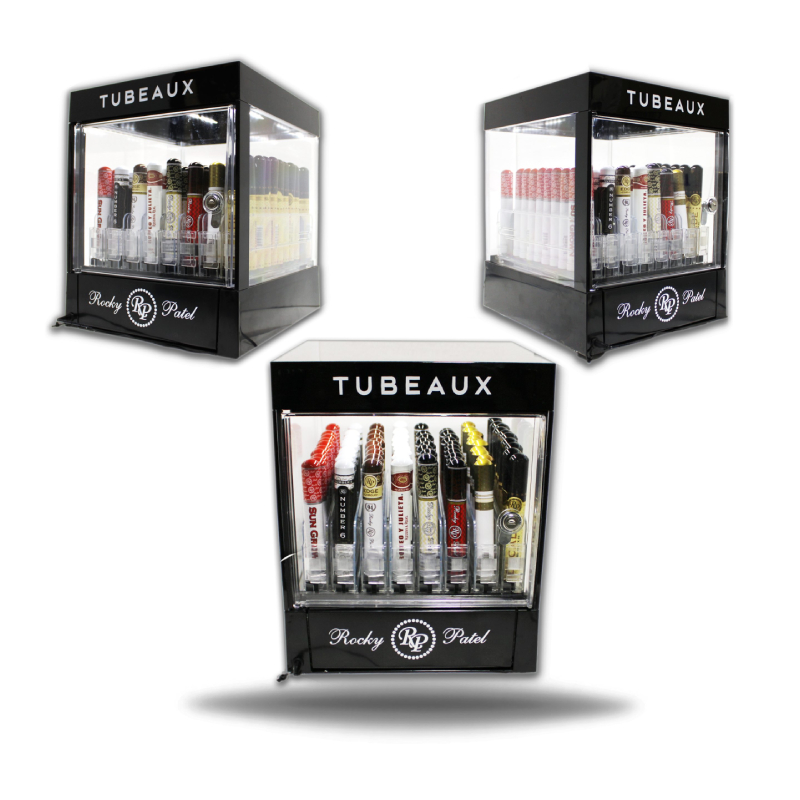 TUBEAUX HUMIDOR CADDIE SINGLE KIT MIX CIGAR DISPLAY OF 80