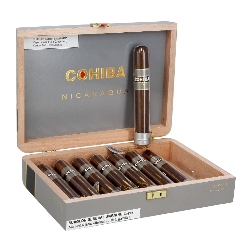 COHIBA NICARAGUA EN CRYSTAL TUBO ROBUSTO (N5 X 52) BOX OF 8