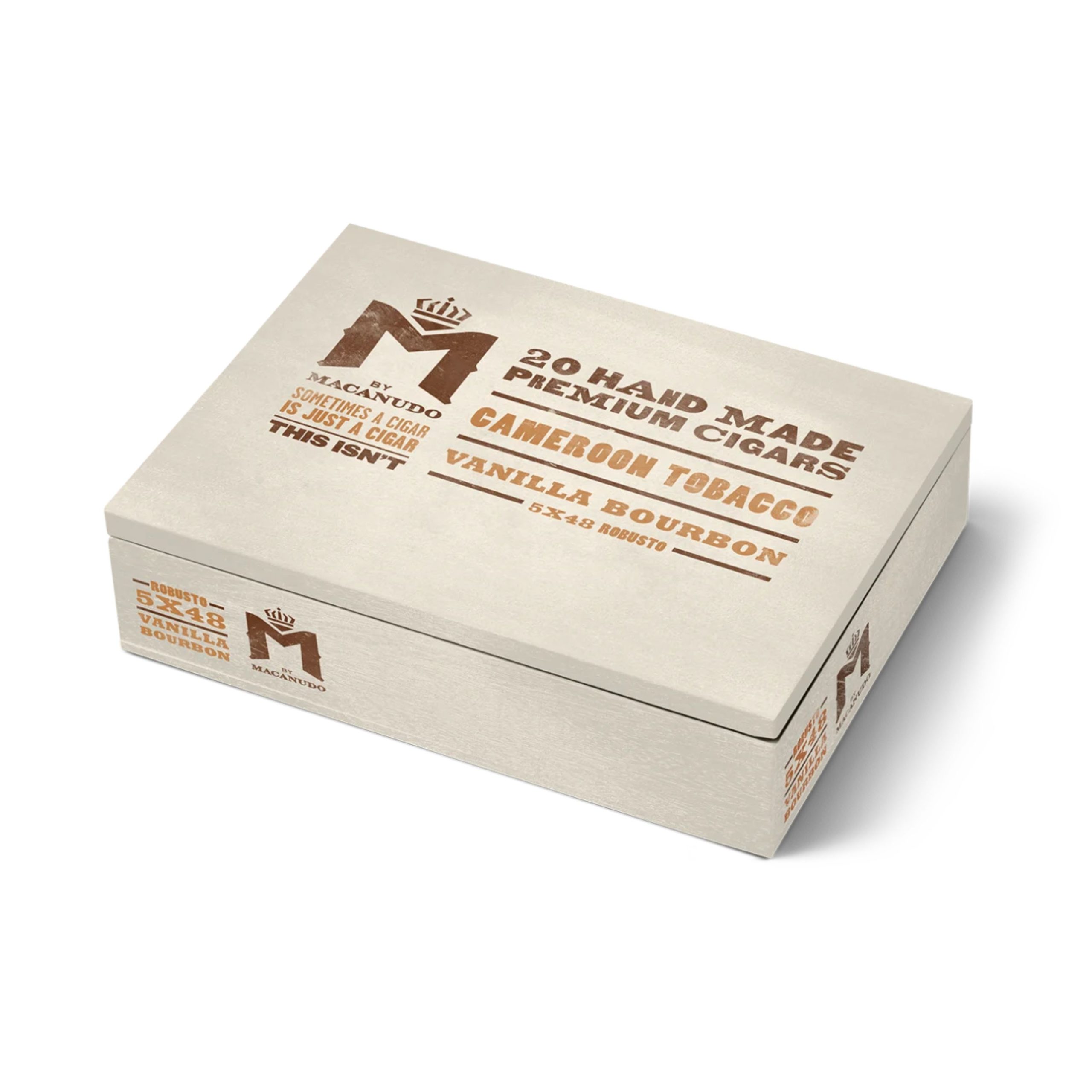 MACANUDO M VANILLA BOURBON ROBUSTO (5X48) BOX OF 20