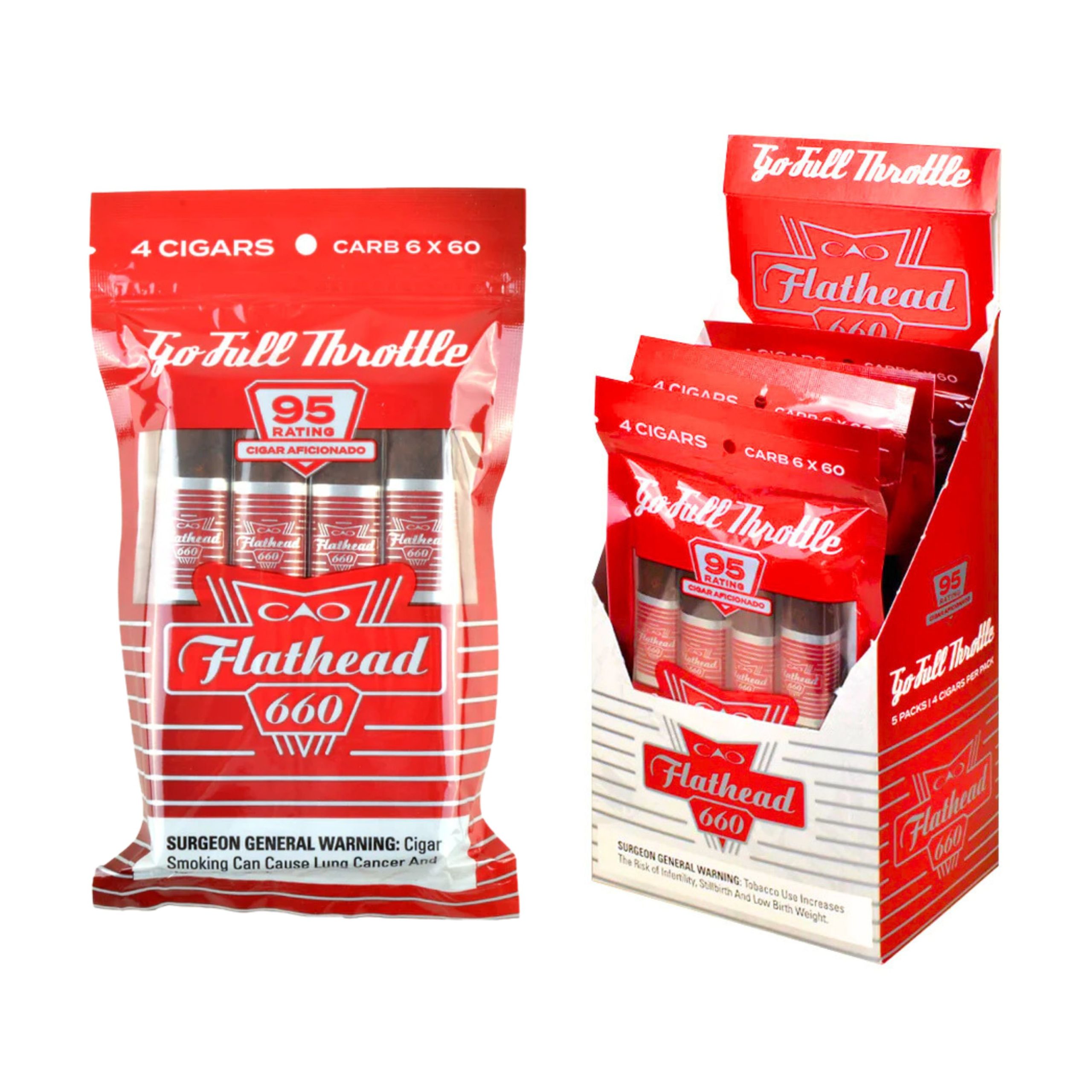 CAO FLATHEAD POUCH 2022 5 PACK OF 4 CT20