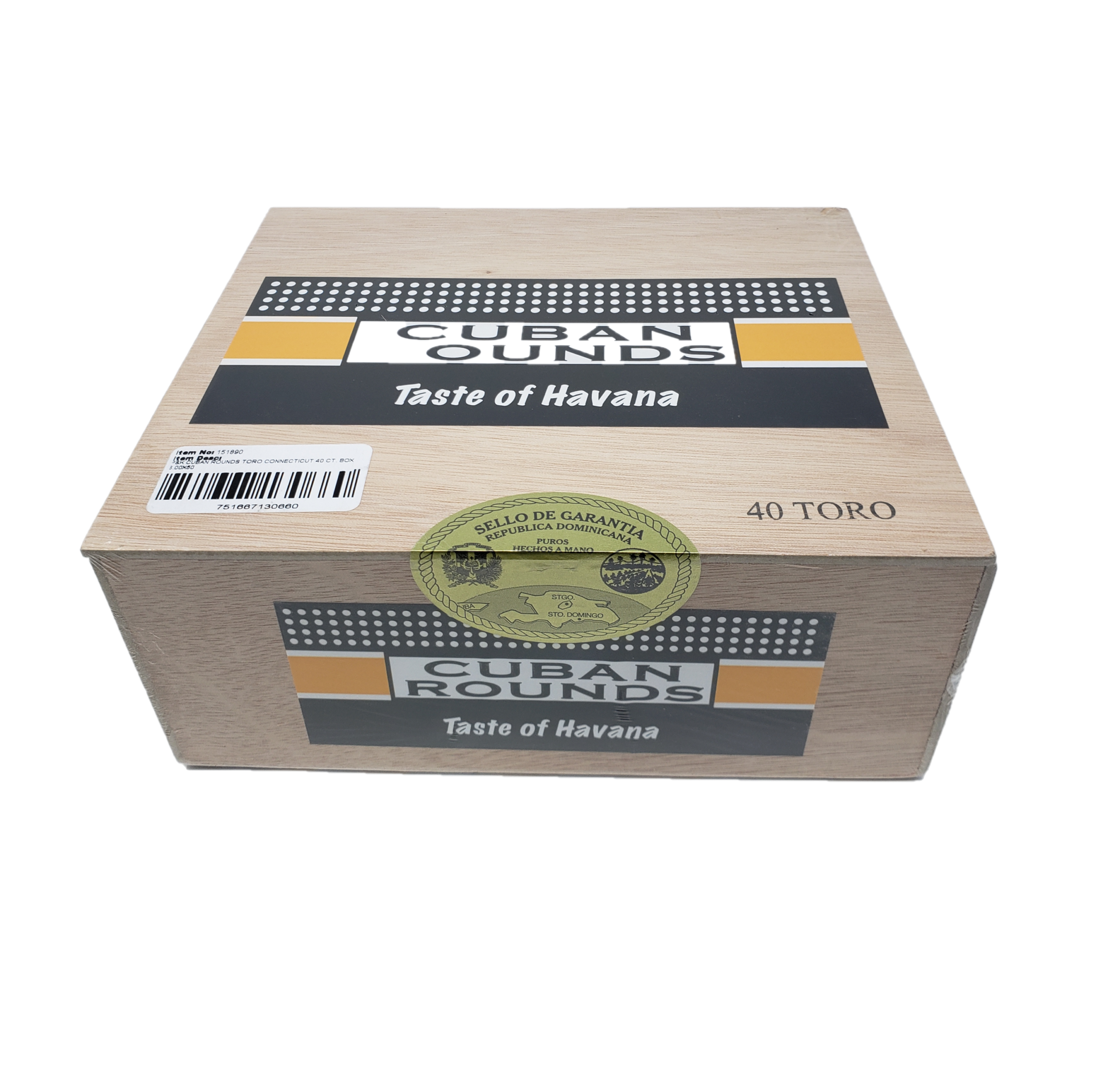 CUBAN ROUNDS TORO CONNECTICUT (6X50) BOX OF 40