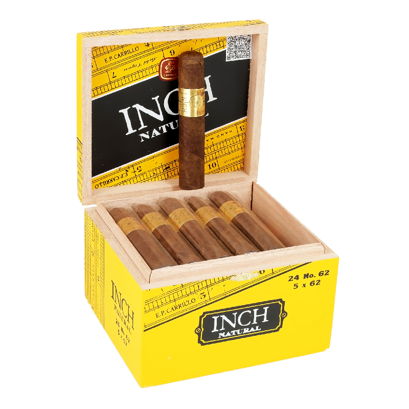 E P CARRILLO INCH NATURAL NO. 62 (5 X 62) BOX OF 24