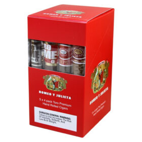 RYJ 1875 ROMEO TORO SAMPLER (THE CUBE) 4 PK OF 5 BOX OF 20
