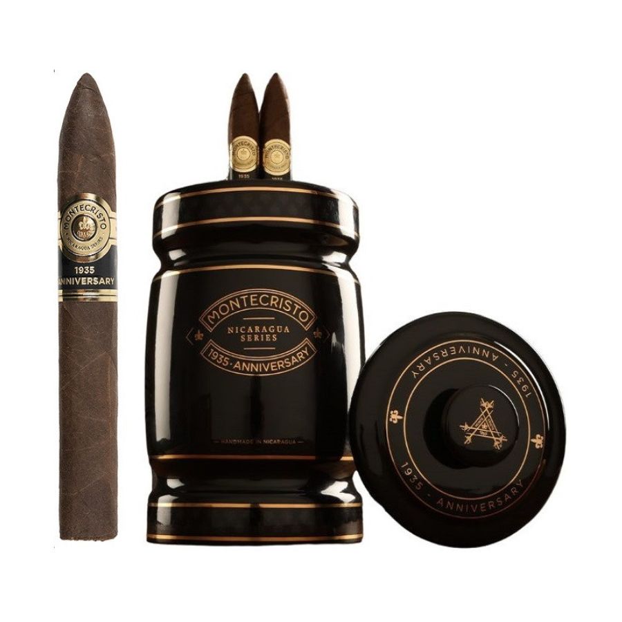 MONTECRISTO 1935 ANNIVERSARY CERAMIC JAR NO.2 (52X6) BOX OF 10