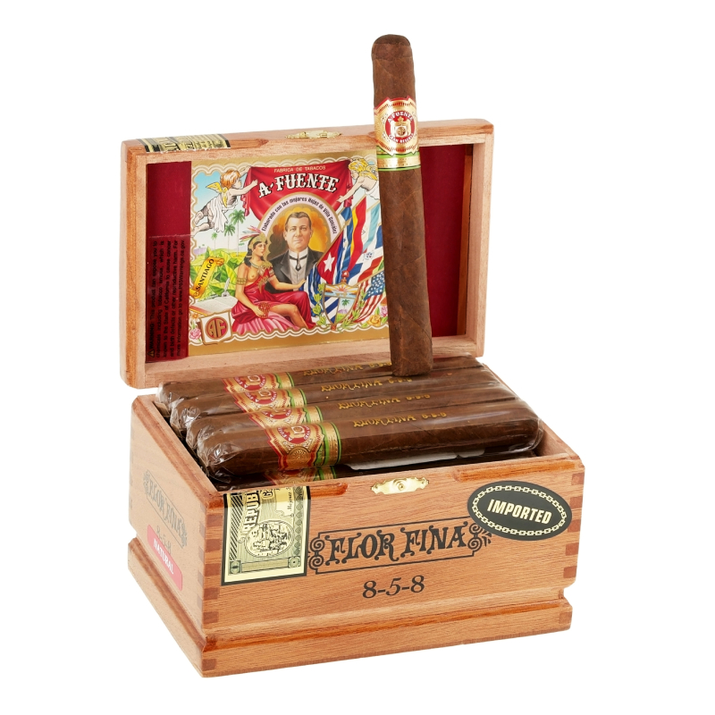 ARTURO FUENTE FLOR FINA 8-5-8 NAT BOX OF 25