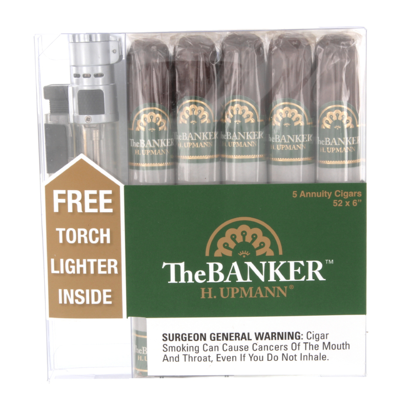 H UPMANN THE BANKER ANNUITY 5PK LIGHTER BOX OF 5