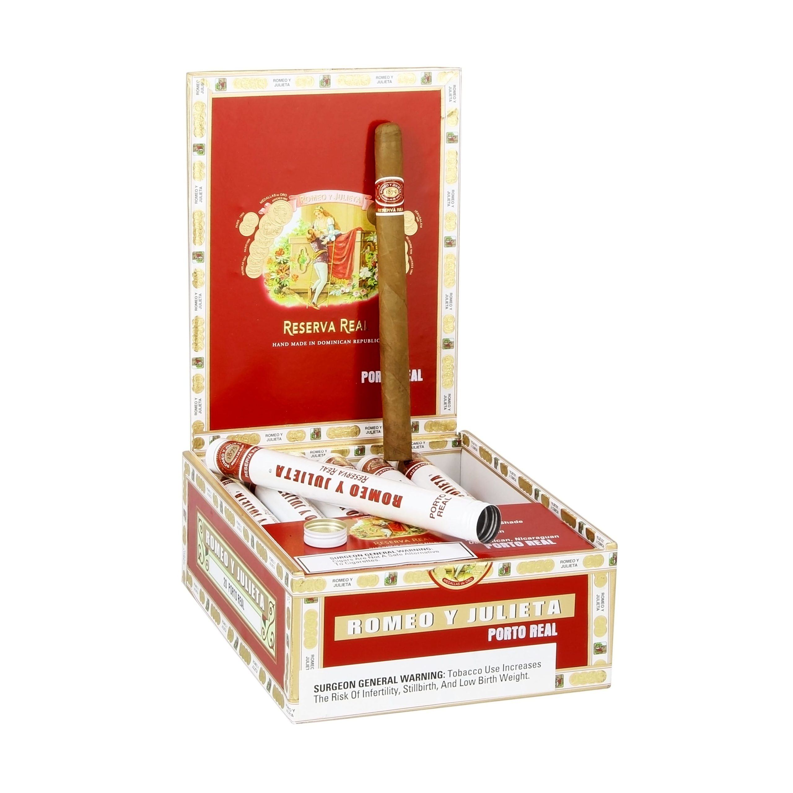 ROMEO Y JULIETA RESERVA REAL PORTO REAL BOX OF 20