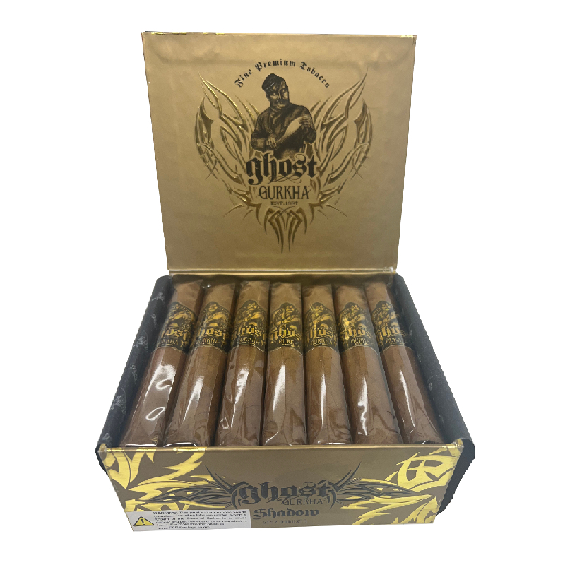 GURKHA GHOST GOLD SHADOW ROBUSTO (5X52) BOX OF 21