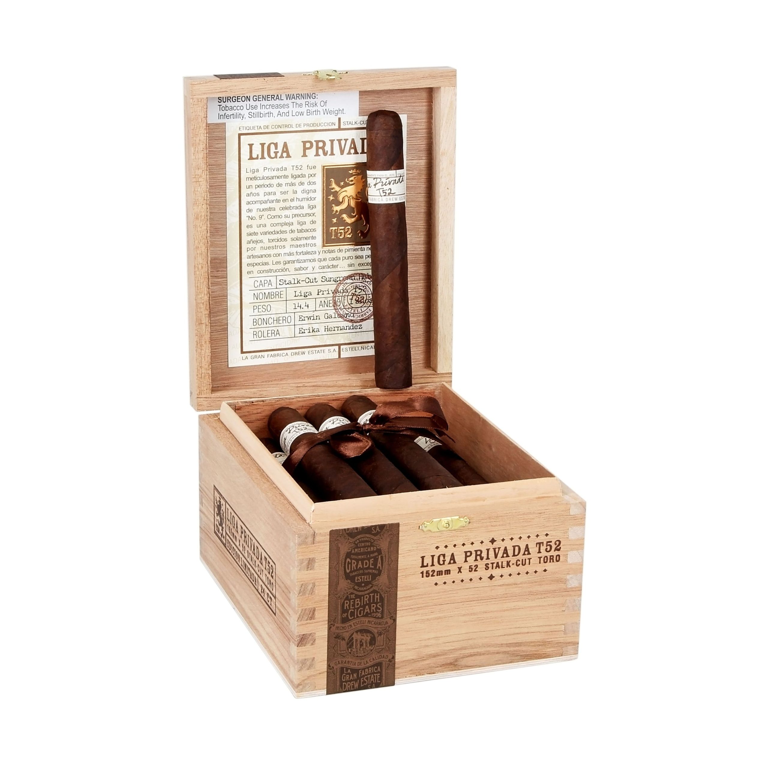 LIGA PRIVADA T52 TORO (6X52) BOX OF 24