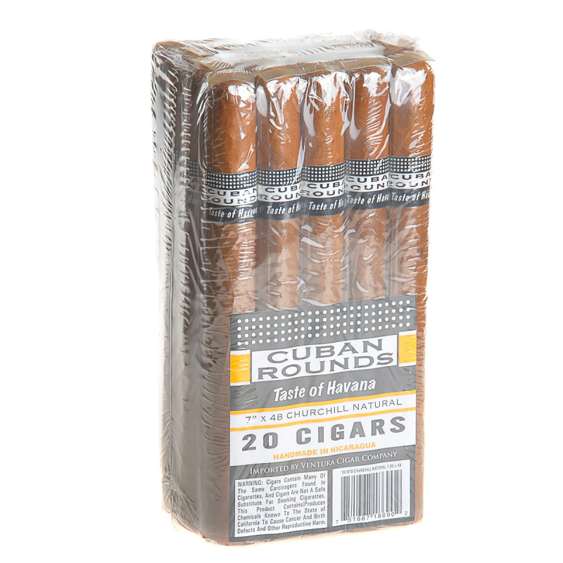 CUBAN ROUNDS CHURCHILL NAT BDL OF 20