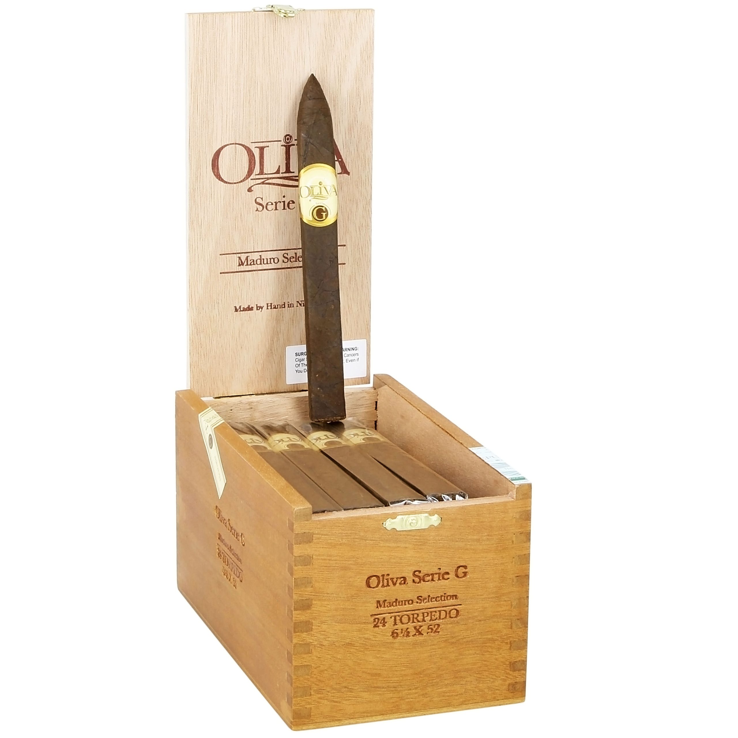OLIVA SERIE G MAD TORPEDO (6.5 X 52) BOX OF 24